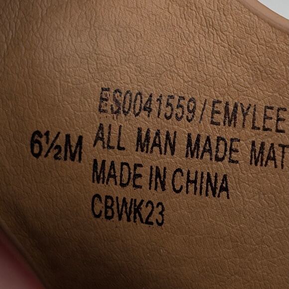 Eurosoft by Sofft Glinda Cork Wedge Sandal Women's Cognac Size US6.5 EU37 - Picture 8 of 11